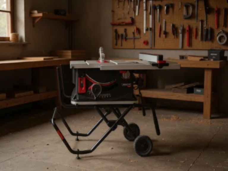 SawStop Jobsite Saw Pro in Workshop for DIYers, Trade Professionals, and Hobbyists.
