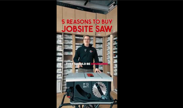 Video thumbnail: 5 Gute Gründe für die Jobsite Saw Pro