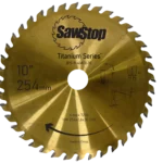40-tooth SawStop titanium saw blade