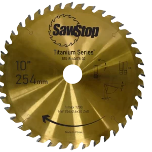 40-tooth SawStop titanium saw blade