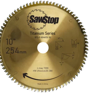 80-tooth SawStop titanium saw blade