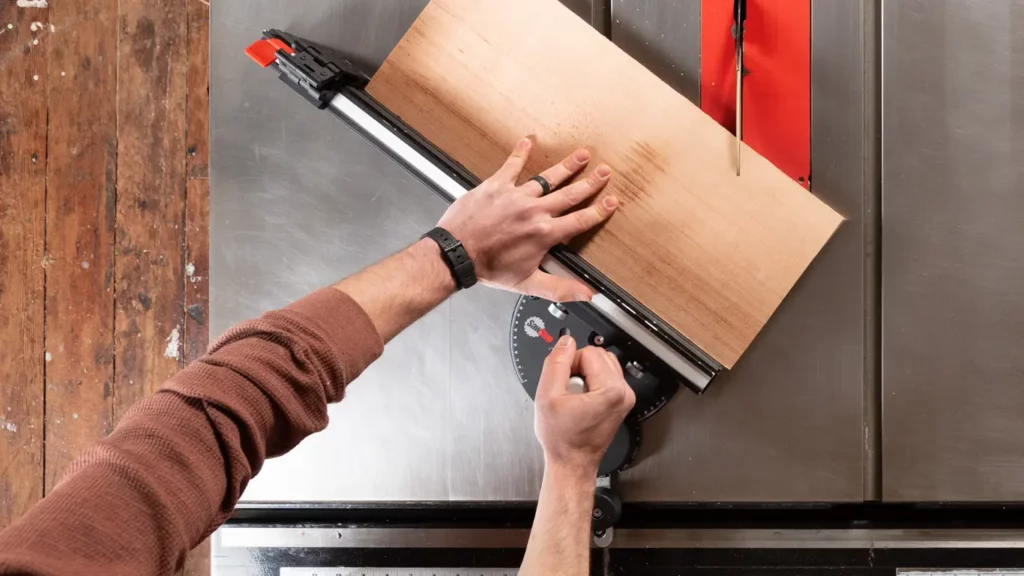 Revolution Miter Gauge close-up