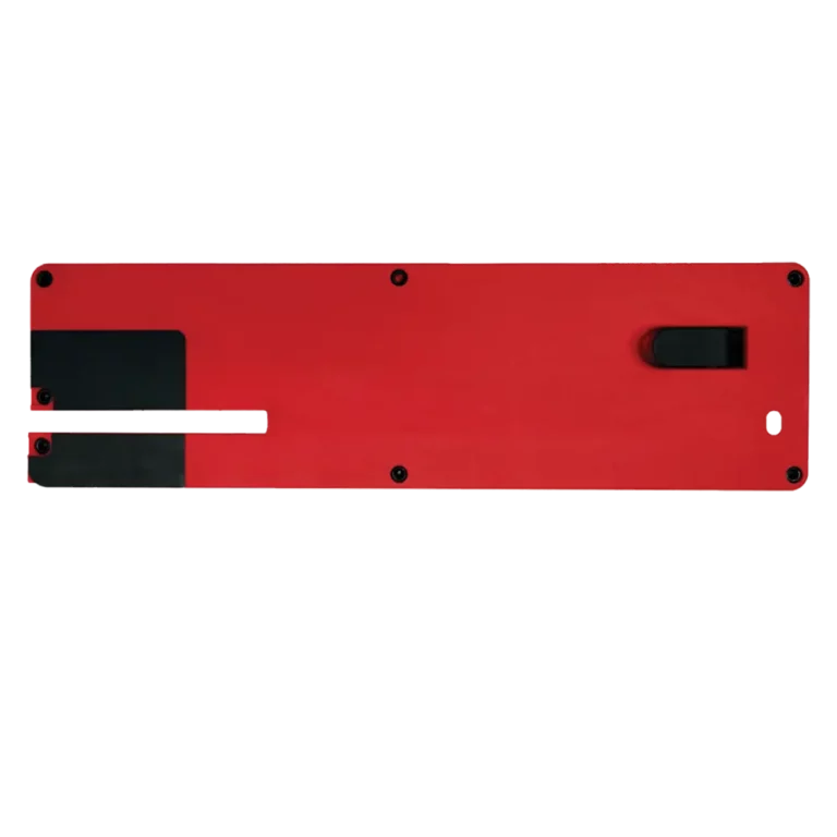 Compact Table Saw Secured Zero-Clearance Inzetstuk
